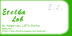 etelka lob business card